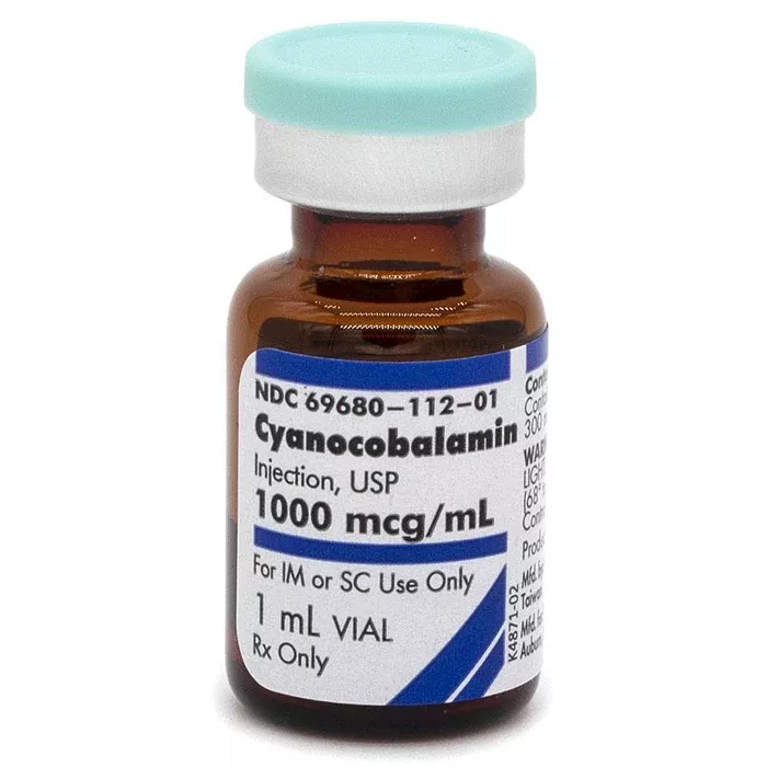 Vitamin B12 Complex Cyanocobalamin Injection 1 mL x 10/Box (Rx)