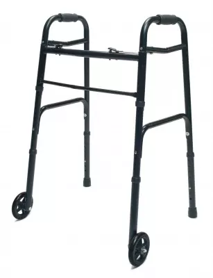 WalkerAdult w/5Wheels FoldingBlackCase of 2