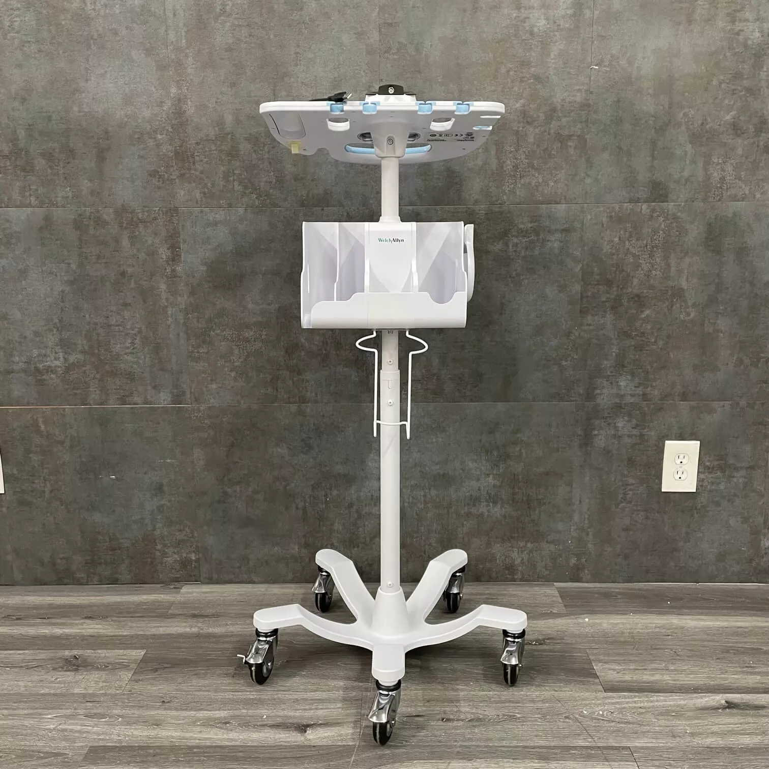 Welch Allyn Mobile Stand w Cable Storage System