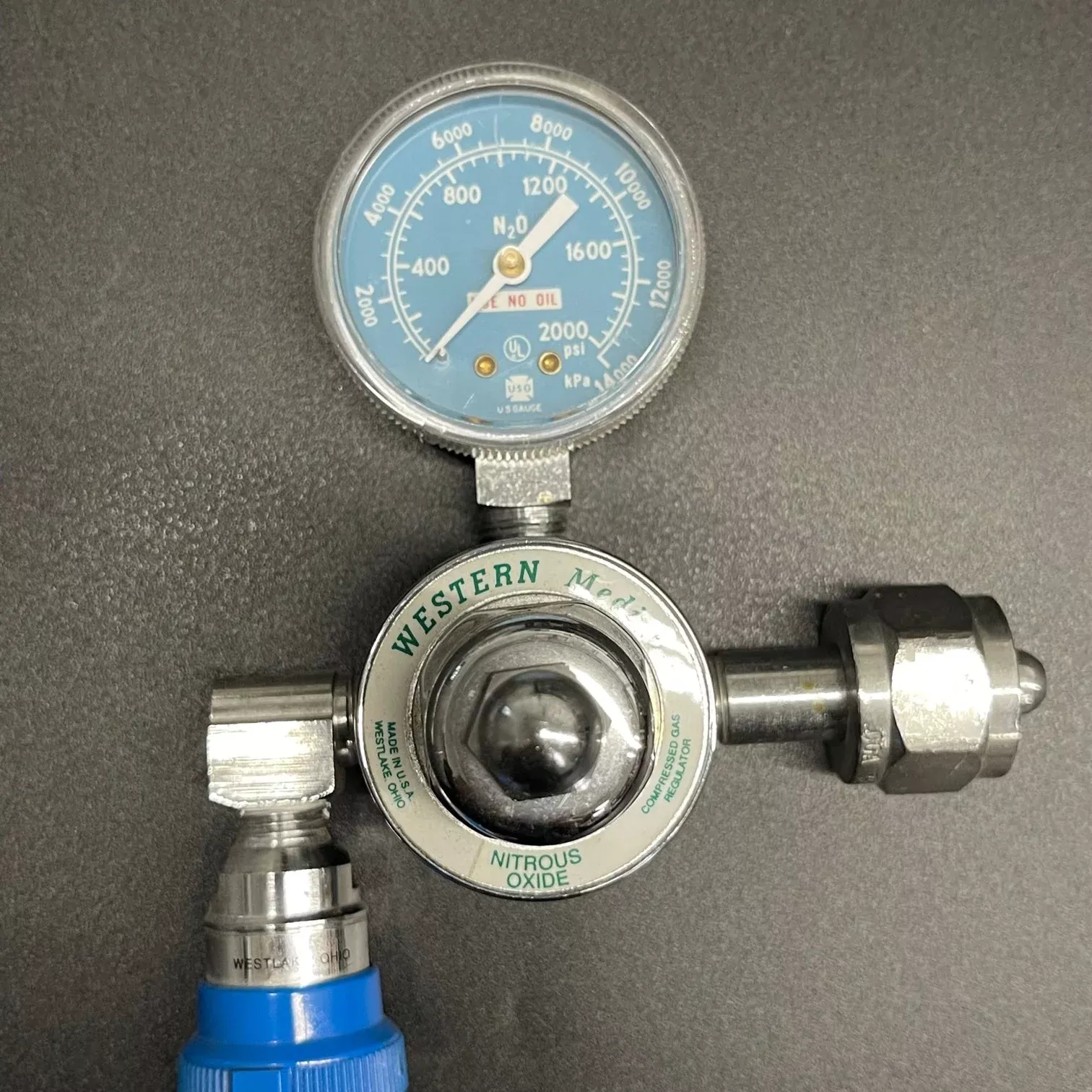 Western NO2 Nitrous oxide gas regulator
