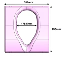 Wheelable Commode & Shower Chair Accessories - Small Oval Seat overlay