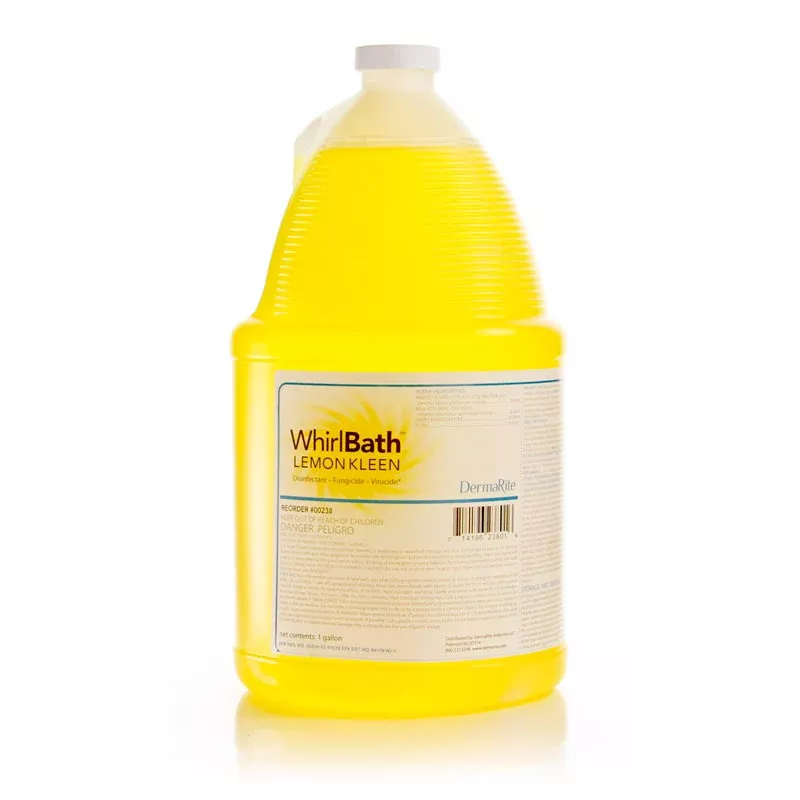 WhirlBath LemonKleen Disinfectant Cleaner, 128 oz (1 gallon)