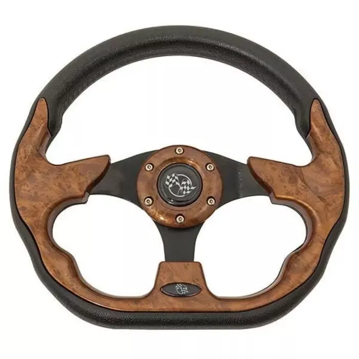 Woodgrain Racer Steering Wheel