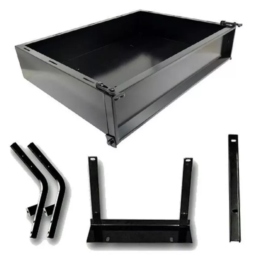 Yamaha (Models G14-G22) GTW Black Steel (Utility / Cargo Box) Kit