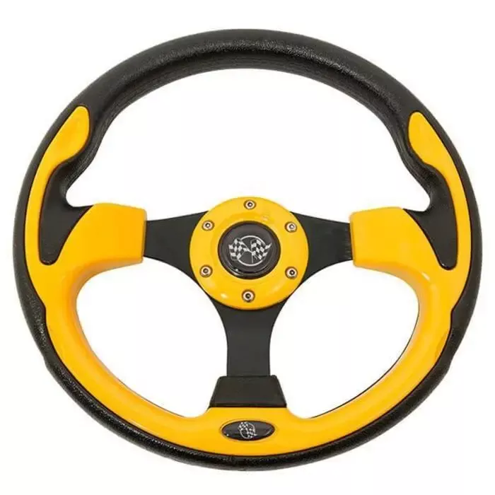 Yellow Rally Steering Wheel