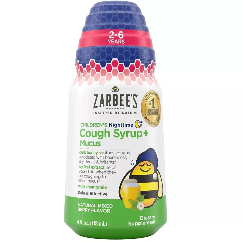 Zarbees Children's Cough Syrup Natural Mixed Berry Flavor