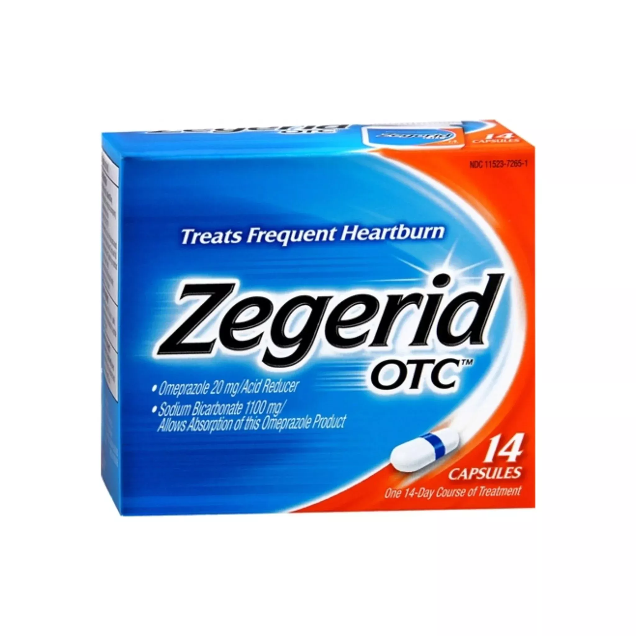 Zegerid OTC Heartburn Relief and Acid Reducer, 14 Capsules