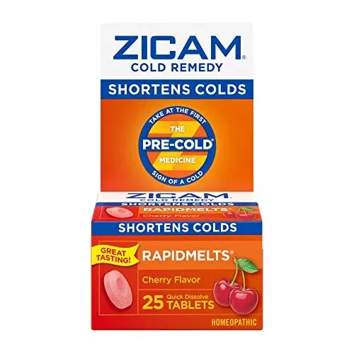 Zicam Cold Remedy Cherry RapidMelts 25 ct