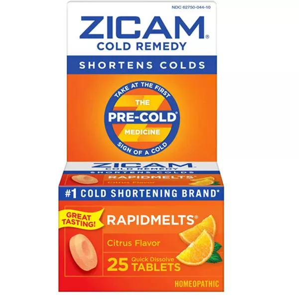 Zicam Cold Remedy Rapid Melts Citrus 25 ct