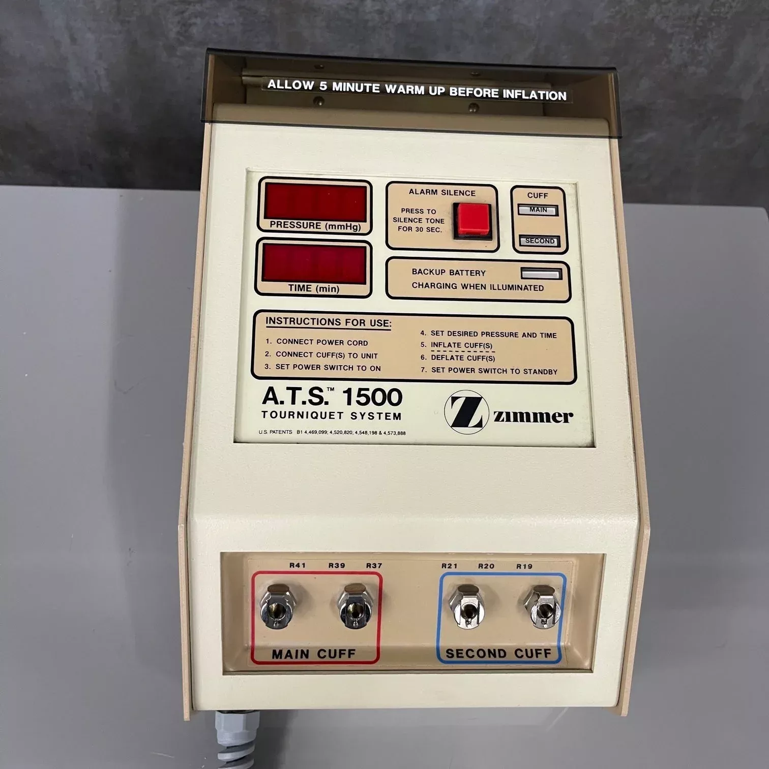 Zimmer ATS1500 Tourniquet system (Refurbished)