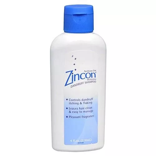 Zincon Medicated Dandruff Shampoo with Pyrithione Zinc 1%