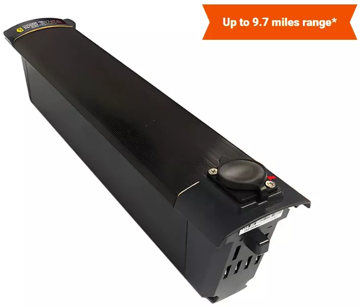 Zinger 10.5Ah Extended Battery For Maximum Range up to 9.7 miles