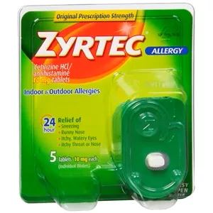 Zyrtec 24 HR Allergy Relief, 5 Tablets